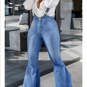 FLARE BELL BOTTOM SUSPENDERS